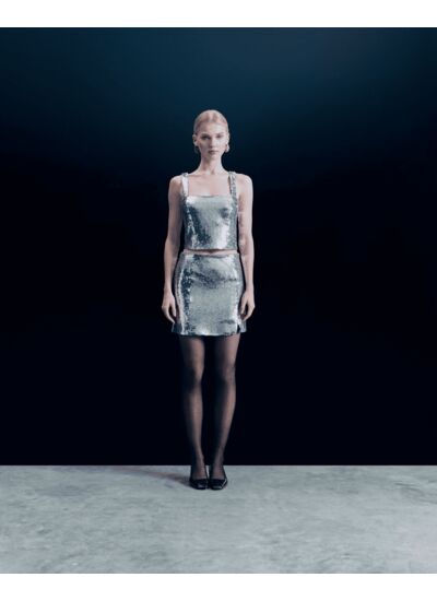 Top Bretelle Sequins