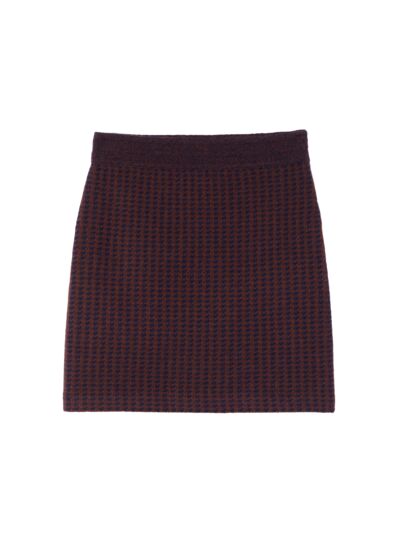 Mini jupe pied de poule - Femme - AMERICANO/MARINE