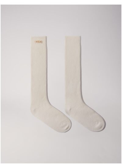 Chaussettes hautes en mix laine