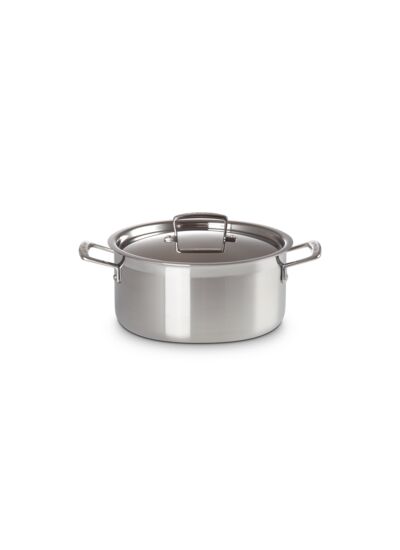 Faitout bas 24cm Inox