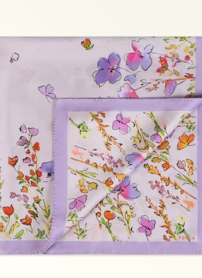 Furla Classic carre' 90x90 - seta twill st.spring flower