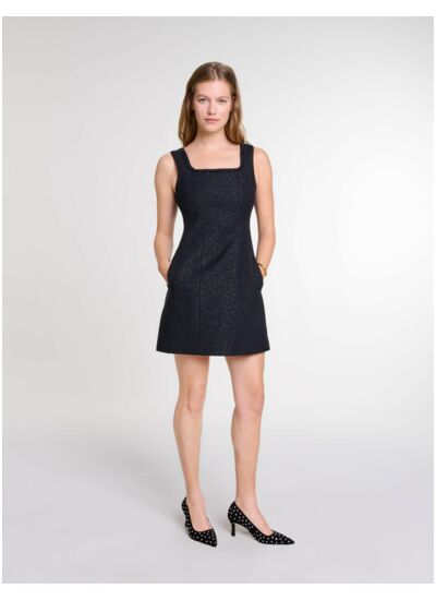 Robe courte à strass