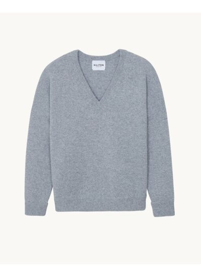 Pull Kiki Pull cachemire col v oversize femme