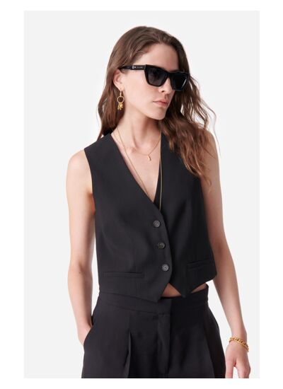 Gilet De Costume Benson En Viscose Mélangée