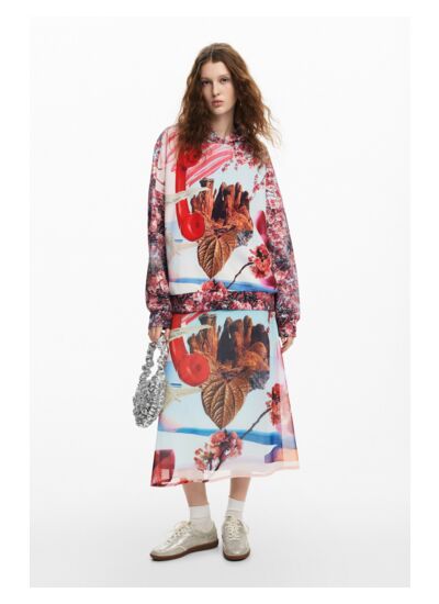 SWEAT-SHIRT SURRAL BLOSSOM LACROIX