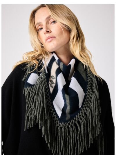 Écharpe cachemire Arena MARINE/ASH