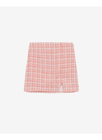 Jupe Courte En Tweed Galeni