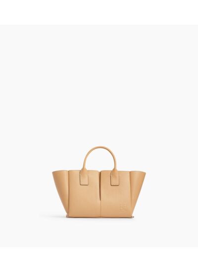 Petit sac à main Elena en cuir grainé