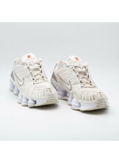 Nike Shox TL White Metallic Silver Max Orange