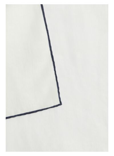 Pochette En Lin Avec Biais Contrasté