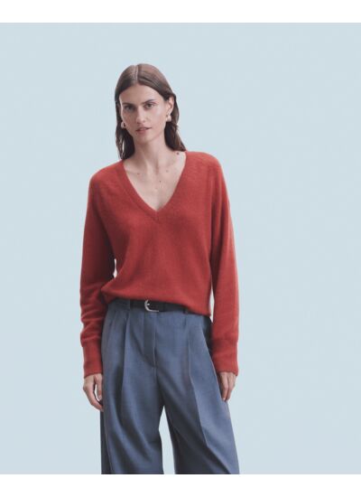 Pull Col V Oversize Léger