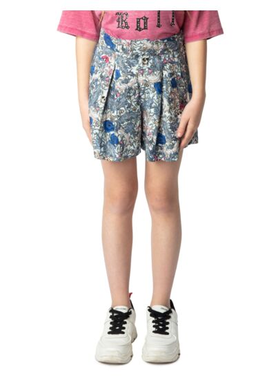 NICOLE BRITISH FLOWERS SHORT