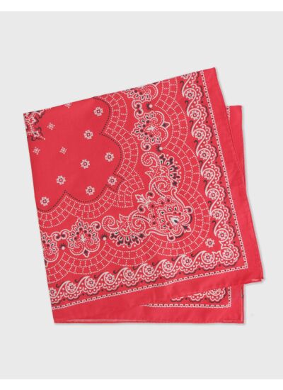 Bandana en coton rouge