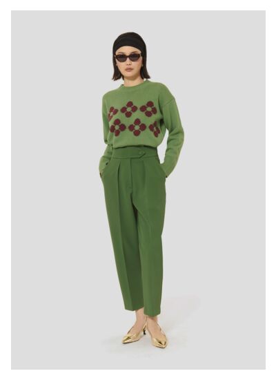 Pantalon Paaso-Cactus en Polyester Recyclé