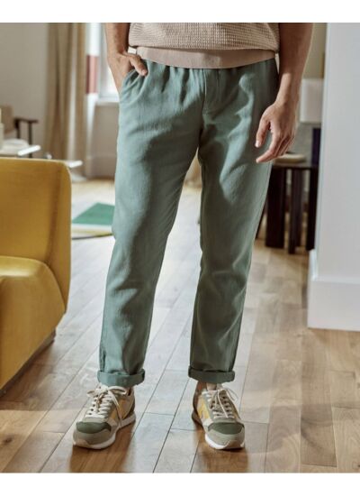 Pantalon vert d'eau
