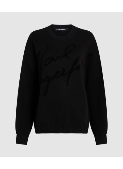 INTARSIA SGNTR SWEATER