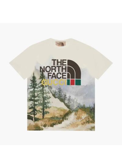 Gucci Gucci x The North Face T-Shirt 'Trail Print