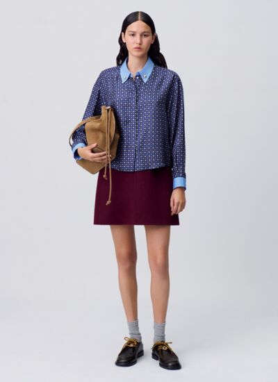Claudie pierlot Chemise soie imprimée