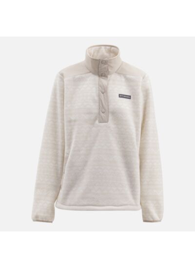 W Sawyer Rapids FS Printed Half Snap Blanc