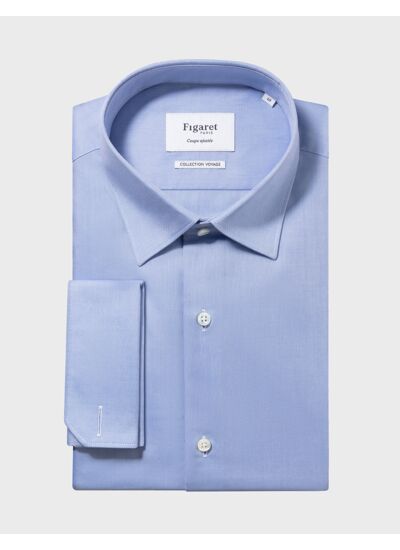 Chemise Ajustée bleue
