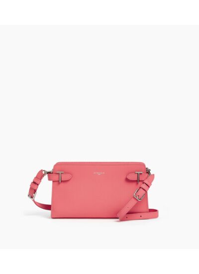 Petit sac à bandoulière Emilie en cuir signature T