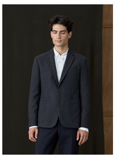 Veste seule Heaton en laine Anthracite