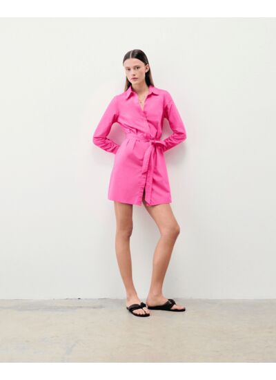 Robe Courte Manche Longue Alba