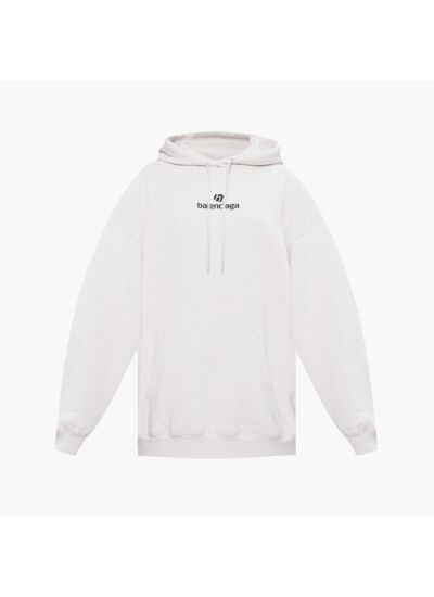 Balenciaga Hoodie Sponsor Blanc