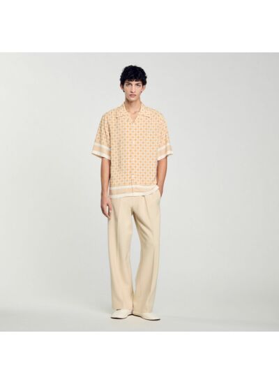 Chemise fluide à imprimé Square Cross