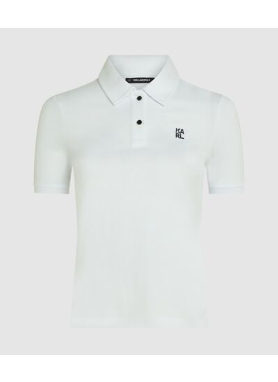 BLOCK LOGO SLIM FIT POLO