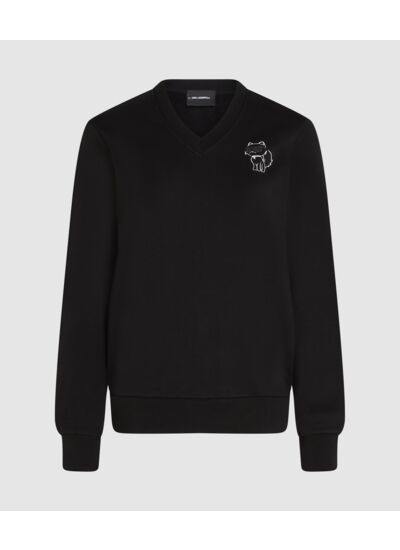 CHOUPETTE V-NECK SWEATSHIRT