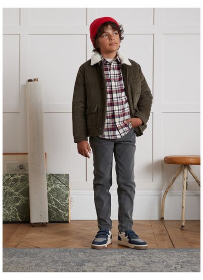 BLOUSON VELOURS