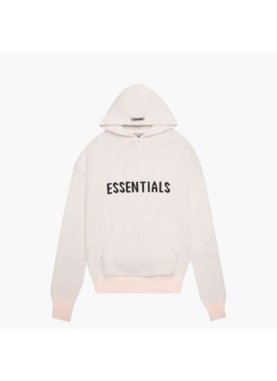 Essentials Hoodie En Maille Crème