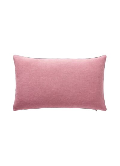 Yves Delorme - Housse de coussin en lin orange, Pigment