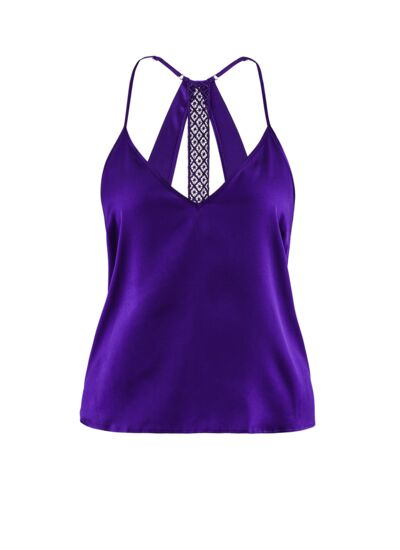Top à fines bretelles Silk Desire