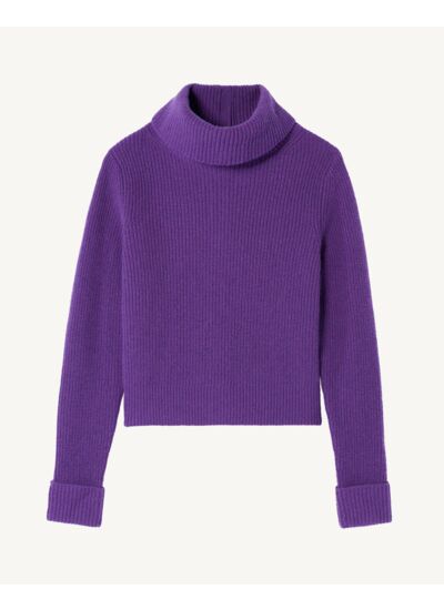 Pull col roulé boutonné - Femme - VANDA