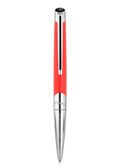 STYLO BILLE DEFI MILLENIUM SILVER/ MATT ROUGE