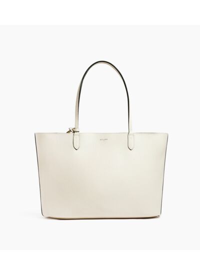 Grand sac cabas Louise en cuir grainé