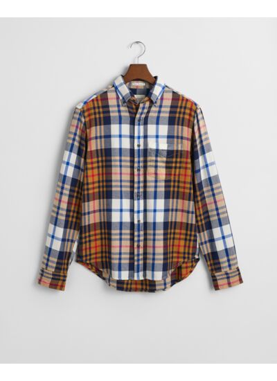 Regular Fit Checked Twill Shirt