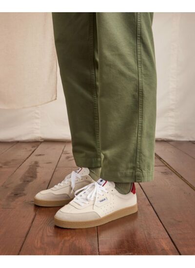 Baskets cuir & suede