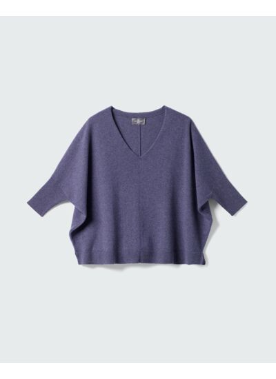 Pull V oversize - Femme - IOLITE