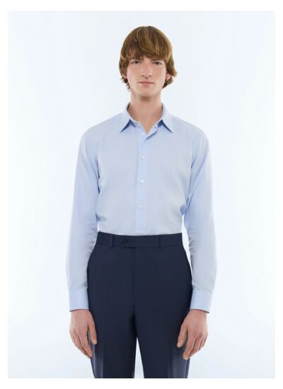 Chemise en popeline de coton