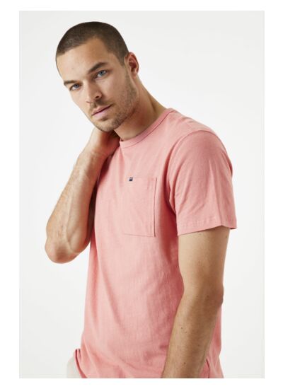 Men T-shirt Pink