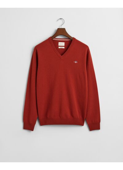 Superfine Lambswool V-Neck Sweater