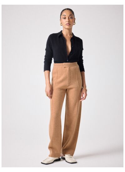 Pantalon en cachemire Topaz CAMEL CHINE