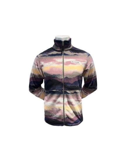 Granite Mountain Printed Fleece Jacket Violet