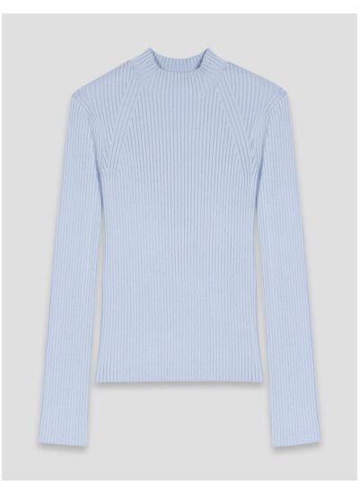 Top en maille côtelée