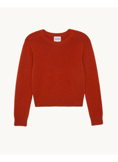 Pull Caroline orange brûlé