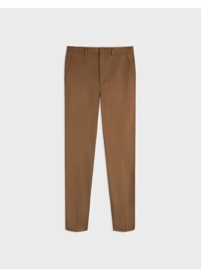 Chino Geofrey en twill marron