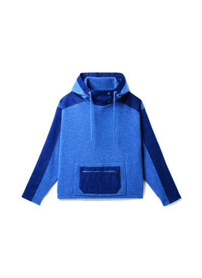 Hoodie à inserts denim - Femme - GEAI